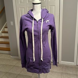 Pink by VS 100% Cotton zip-up Hoodie